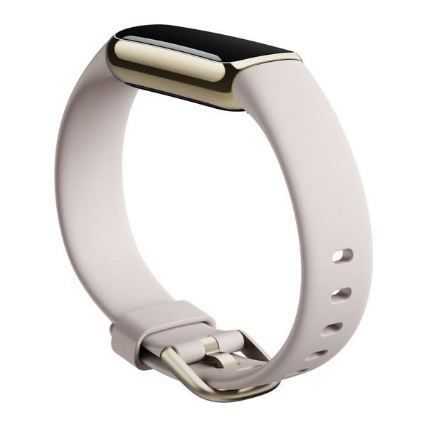 Fitbit hotsell Luxe Soft gold + white band