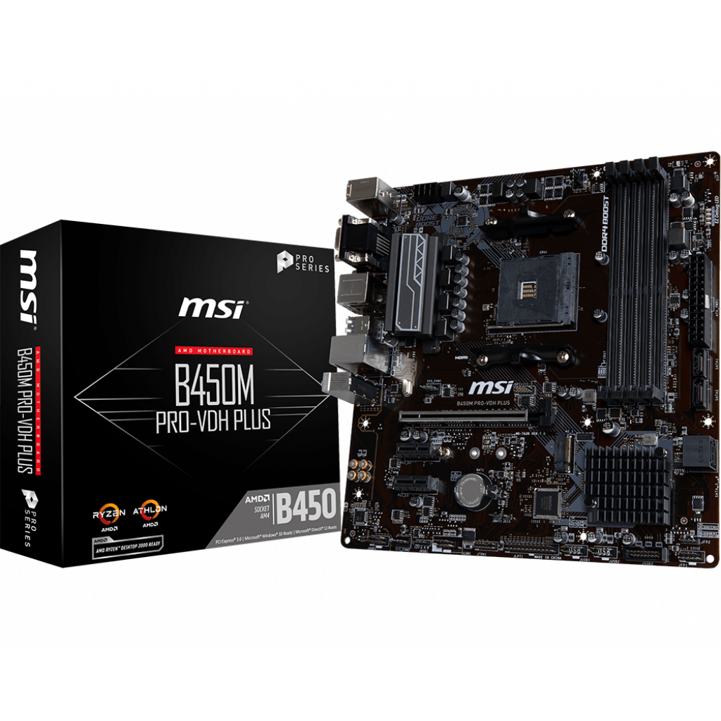 MSI H310M PRO-VDH Plus mATX Motherboard - Good