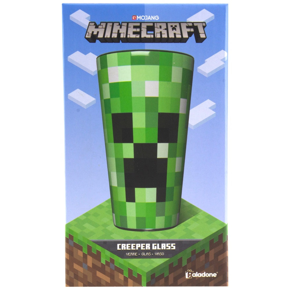  Paladone Minecraft Creeper Glass Tumbler 14 oz Officially  Licensed Merchandise : Home & Kitchen