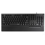 Rapoo NK2000 Spill Resistant Wired Keyboard, Black - Refurbished Excellent