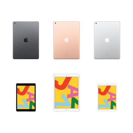 2019 Apple iPad 10.2", A10, iPadOS, Wi-Fi, 32GB, Gold / Silver / Space Grey