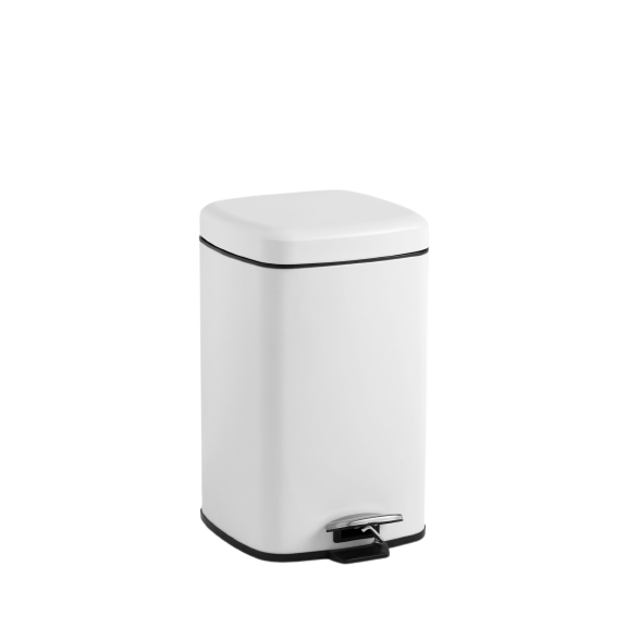 Anyday John Lewis & Partners Pedal Bin, 12L, White