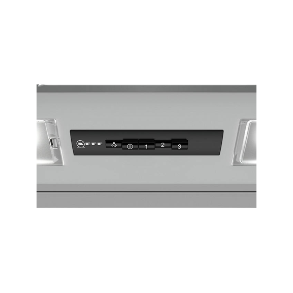 Neff D64MAC1X0B Integrated Cooker Hood, Silver