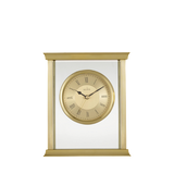 Acctim Halton Roman Numeral Analogue Mantel Clock - Gold