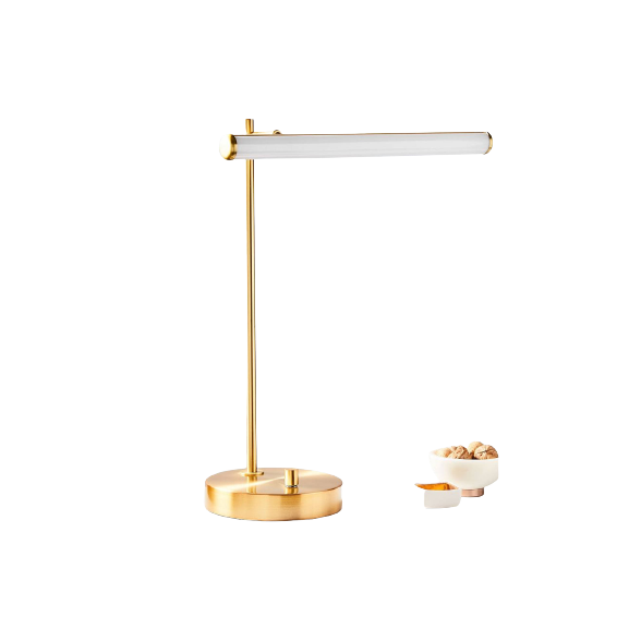 West Elm Light Rods Table Lamp - Bronze