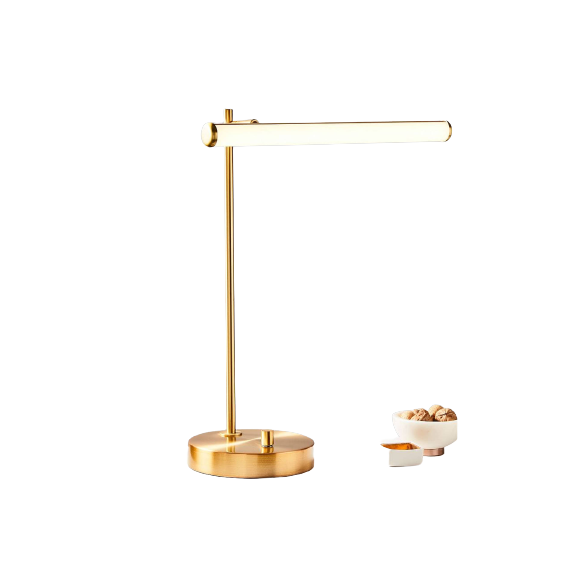 West Elm Light Rods Table Lamp - Bronze