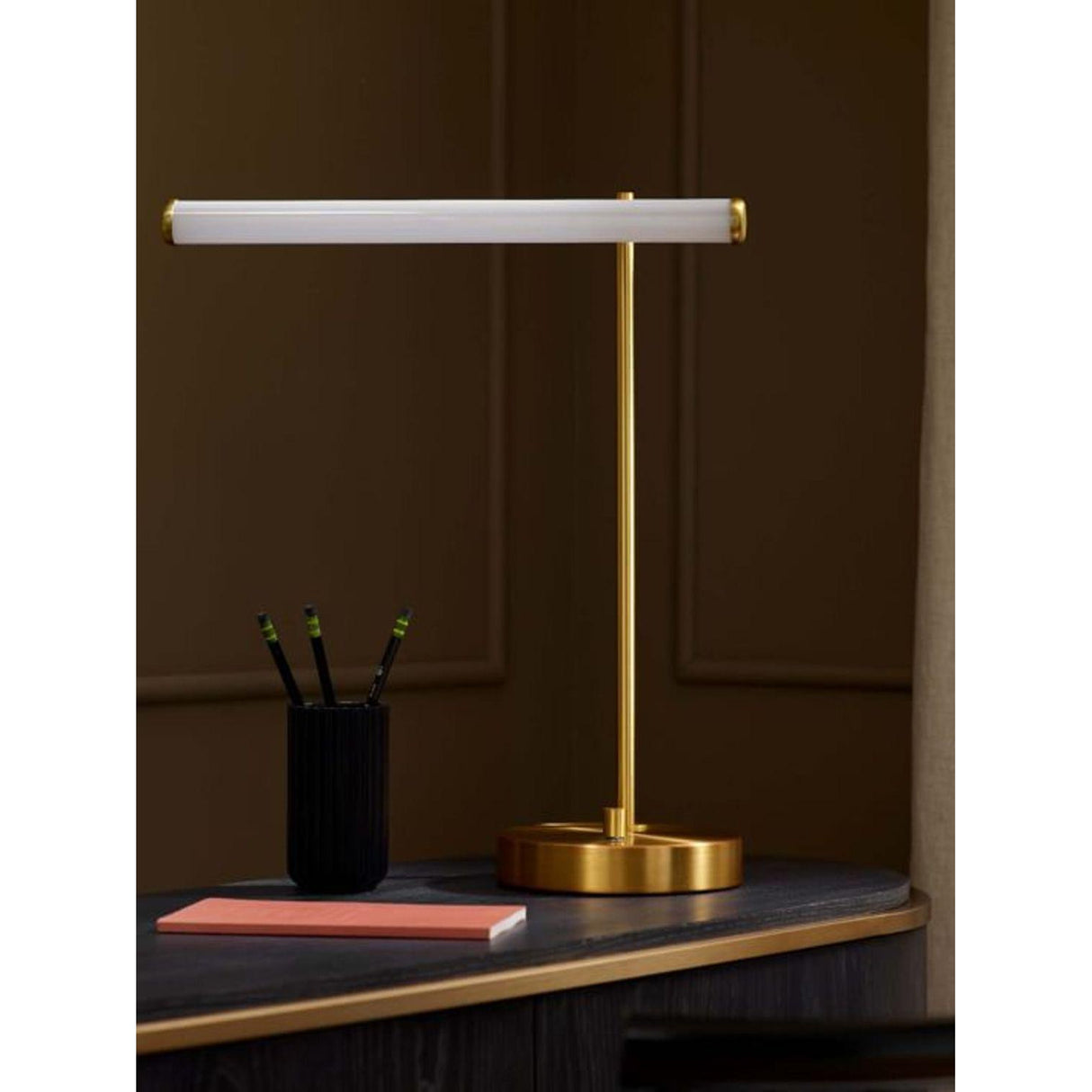 West Elm Light Rods Table Lamp - Bronze