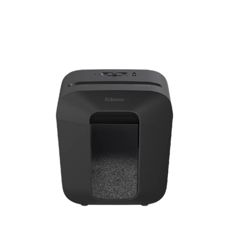 Fellowes Powershred LX25 Cross Cut Shredder, Black