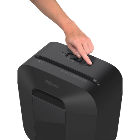 Fellowes Powershred LX25 Cross Cut Shredder, Black