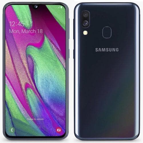 Samsung Galaxy A40 64GB Black Unlocked Dual Sim - Good Condition