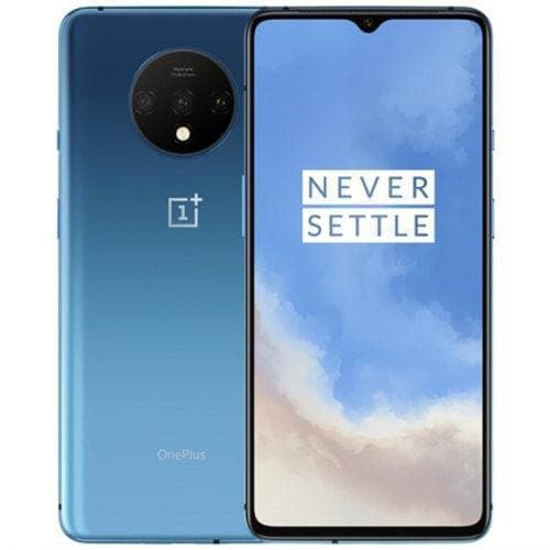 OnePlus 7T 128GB 6.6" Sim Free Unlocked - Glacier Blue - Refurbished Excellent