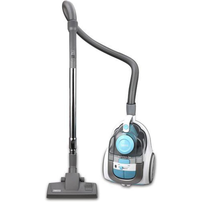 Zanussi ZAN8620PT Air Cyclonic Pet Bagless Vacuum Cleaner- White/Blue - New