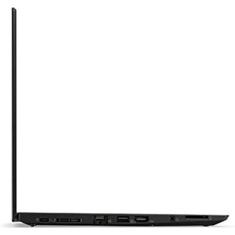 Lenovo ThinkPad T480S Laptop, Intel Core i7-8650U, 16GB RAM, 512GB HDD, 14", Black - Refurbished Pristine