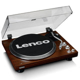 Lenco L-92WA Belt-Drive Turntable with PC Encoding - Walnut