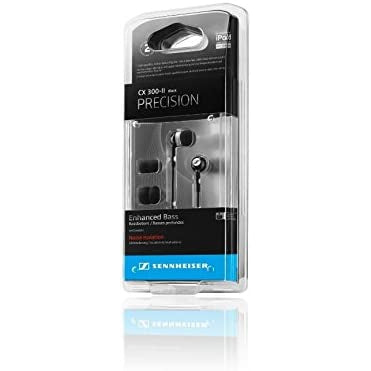 Sennheiser CX 300 II Precision Noise Isolating Earphones - Black