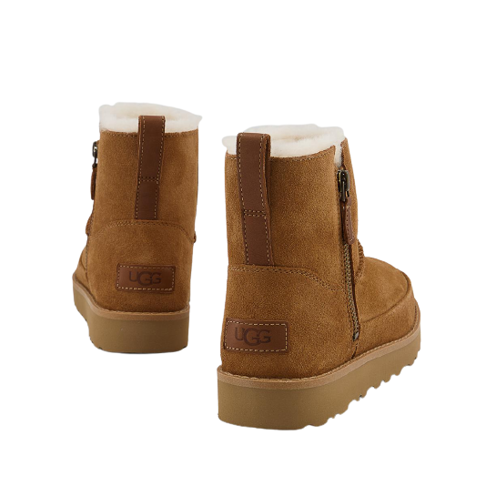 Ugg Classic Zip Mini Suede Boots