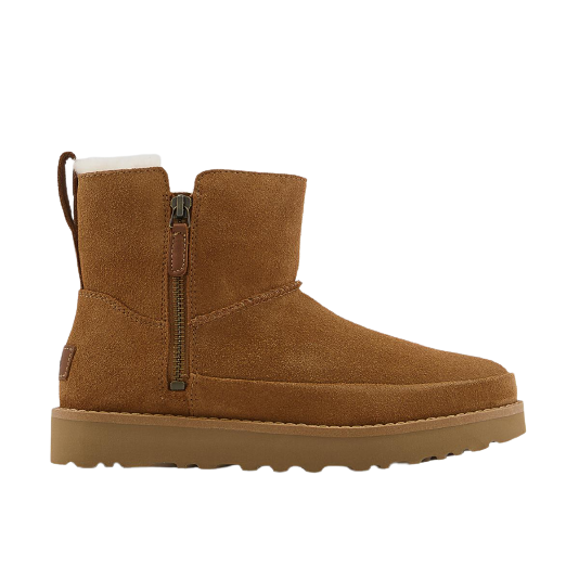 Ugg Classic Zip Mini Suede Boots