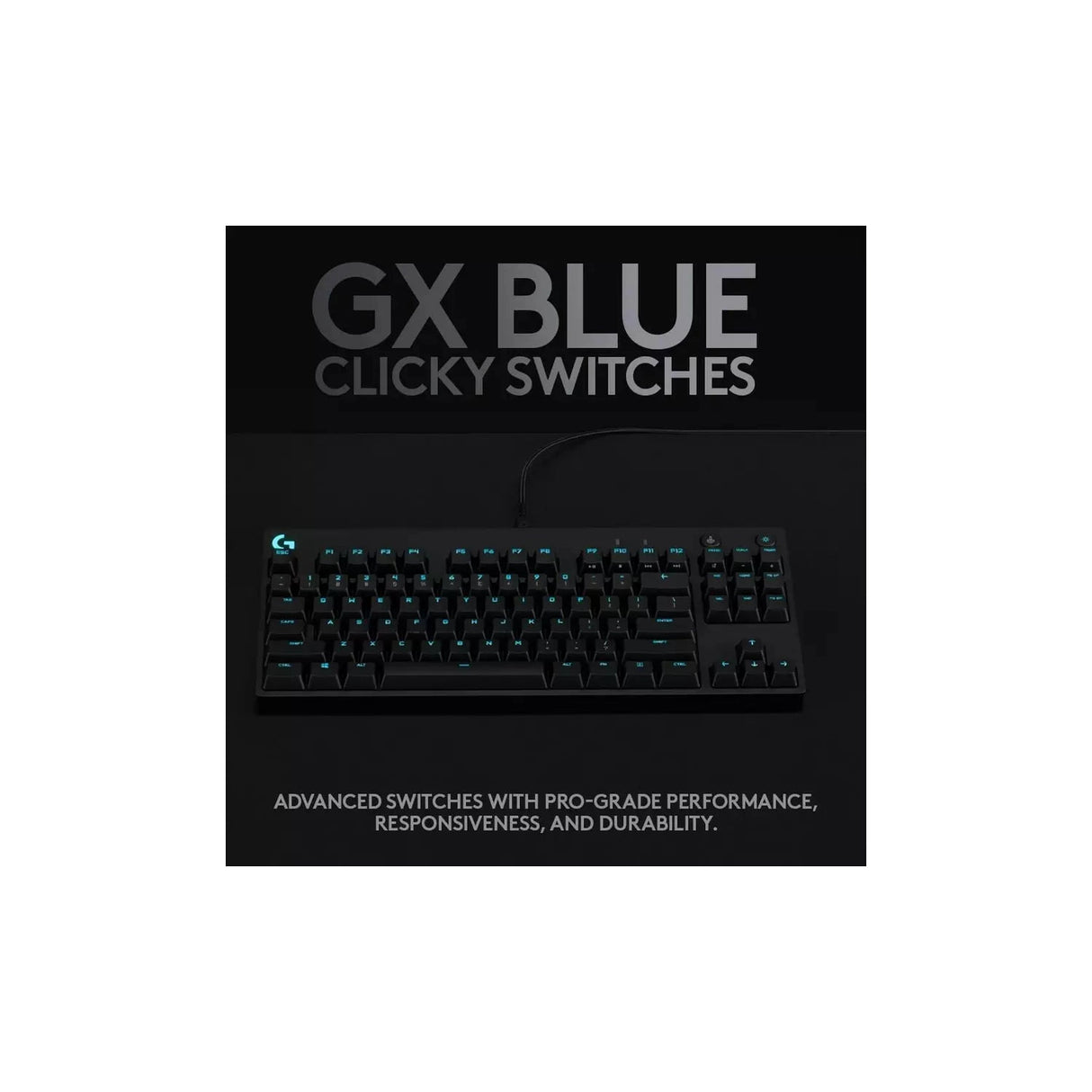 Logitech Tenkeyless G Pro Wired Gaming Keyboard