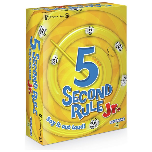 5 Second Rule Junior Family Board Game for Kids