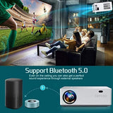 Toptro Wifi Projector Bluetooth TOPTRO 7200 Lumen Native 1080P, 350” Display Video Projector