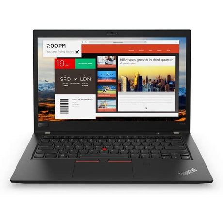 Lenovo ThinkPad T480S Laptop, Intel Core i7-8650U, 16GB RAM, 512GB HDD, 14", Black - Refurbished Pristine