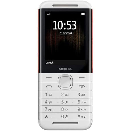 Nokia 5310 TA-1212 Mobile Phone - White / Red