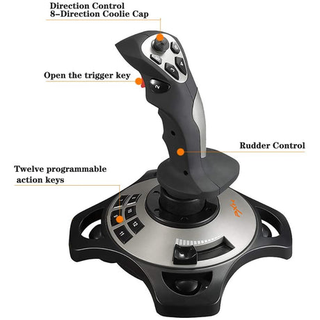 Pxn Pro 2113 Game Joystick Simulator Professional Gaming Controller for PC