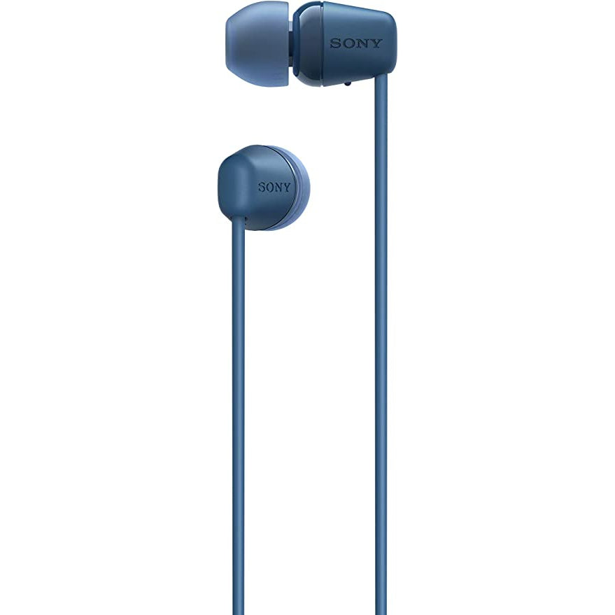 Sony WI-C100 Wireless Stereo Headphones - Blue - Refurbished Pristine