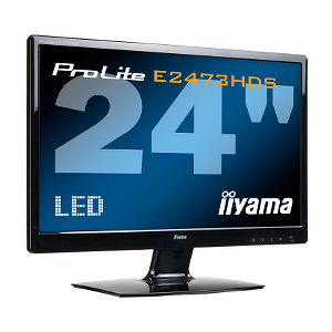 Iiyama PL2473HD Prolite E2473HS Monitor - Black