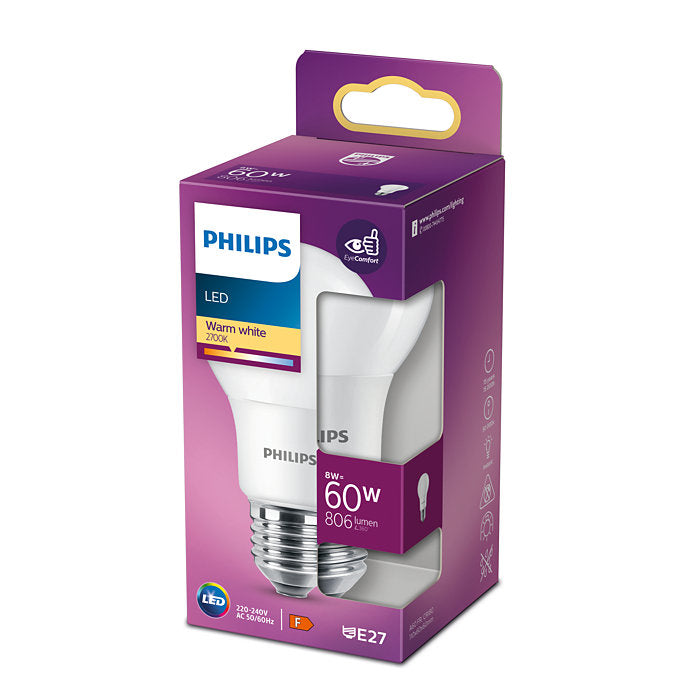 Philips 8W (60W) 806 Lumen LED Light Bulb