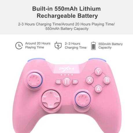 PXN Speedy Wireless Controller - Pink