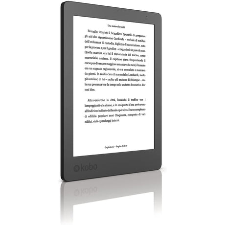 Kobo Aura - eBook Reader - 4GB - 6" (N236-KU-BK-K-EP) - Black