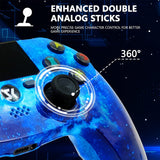 Wireless Controller for PS4 Controllers Dual Vibration Bluetooth Gamepads Controller with Touch Pad High-Precision