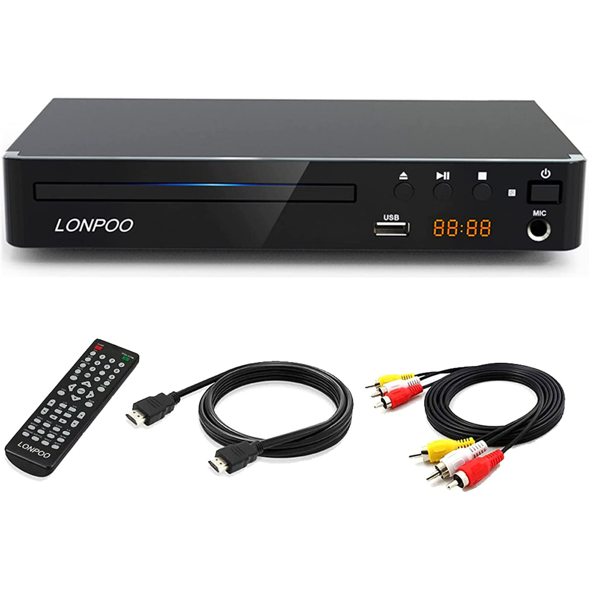 LONPOO LP-099 DVD Player-CD-USB