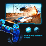 Wireless Controller for PS4 Controllers Dual Vibration Bluetooth Gamepads Controller with Touch Pad High-Precision