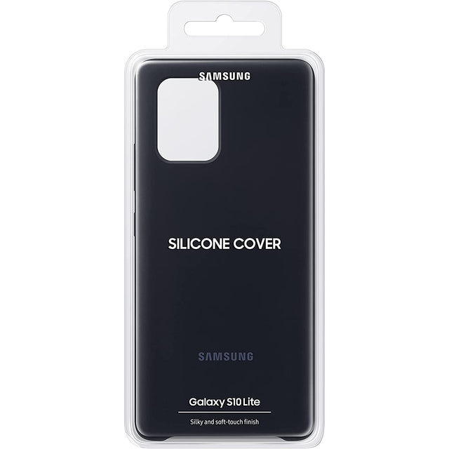 Samsung Original Galaxy S10 Lite Silicone Cover Mobile Phone Case, Black