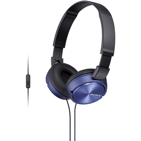 Sony MDR-ZX310AP Foldable Wired Headphones - Blue - Refurbished Pristine