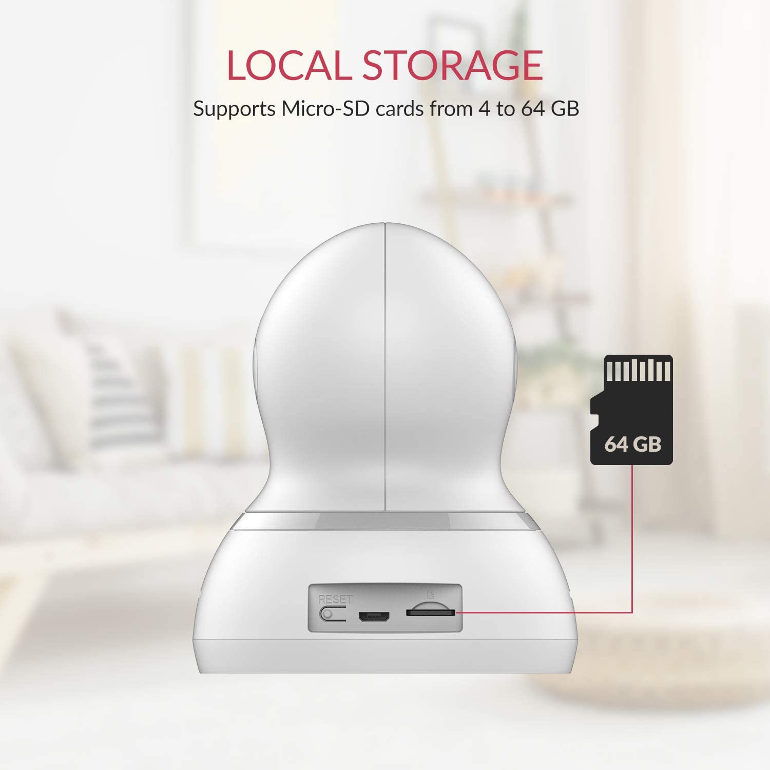 Yi dome camera 2024 1080p micro sd