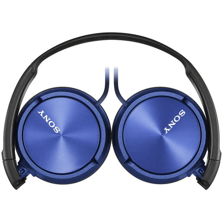 Sony MDR-ZX310AP Foldable Wired Headphones - Blue - Refurbished Excellent