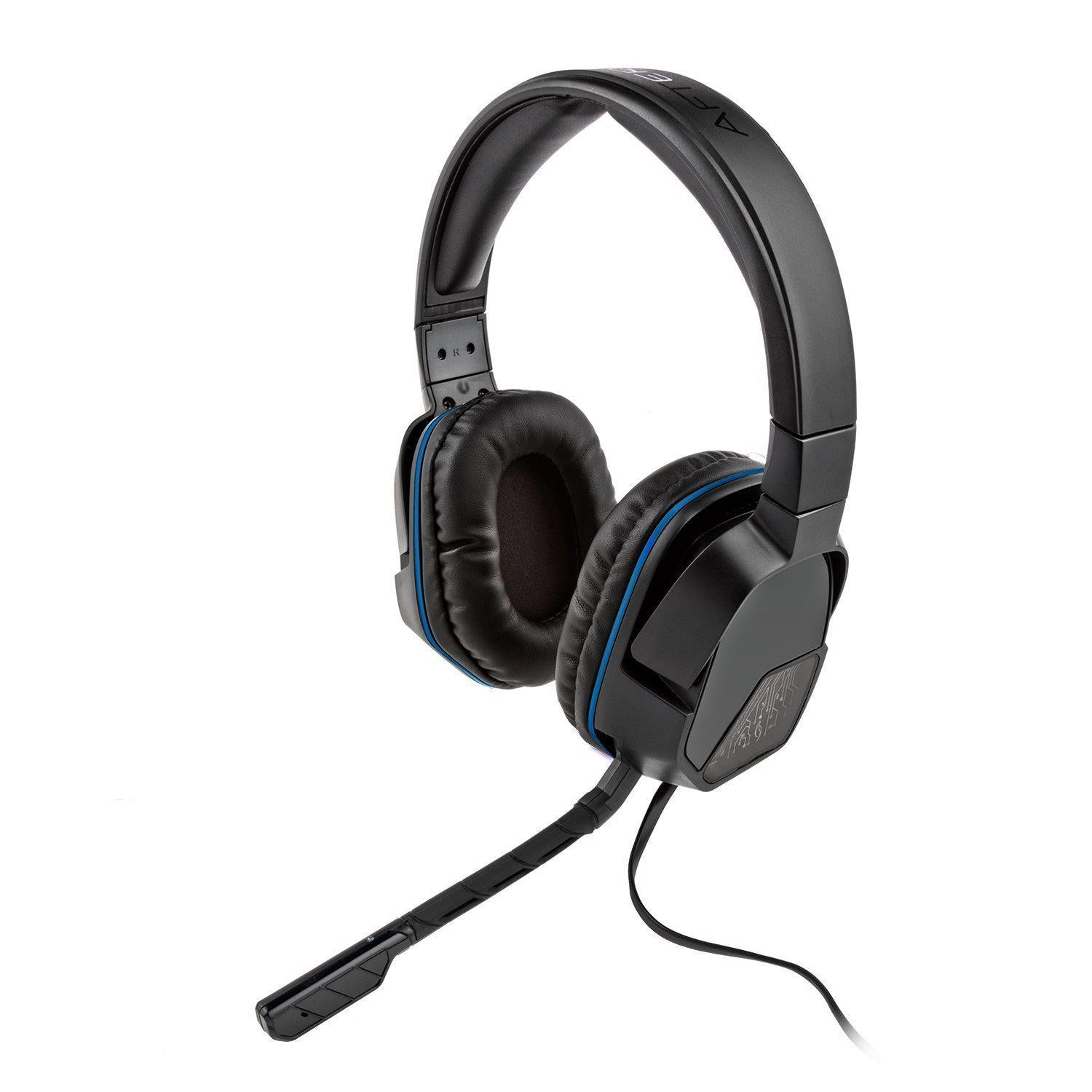 Afterglow LVL 3 Stereo Headset for PlayStation 4 Black and Blue