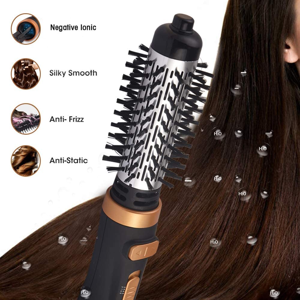 DSP Rotating Hot Air Brush for Long Hair Hot Air Styler Ion Hair Dryer Stock Must Go