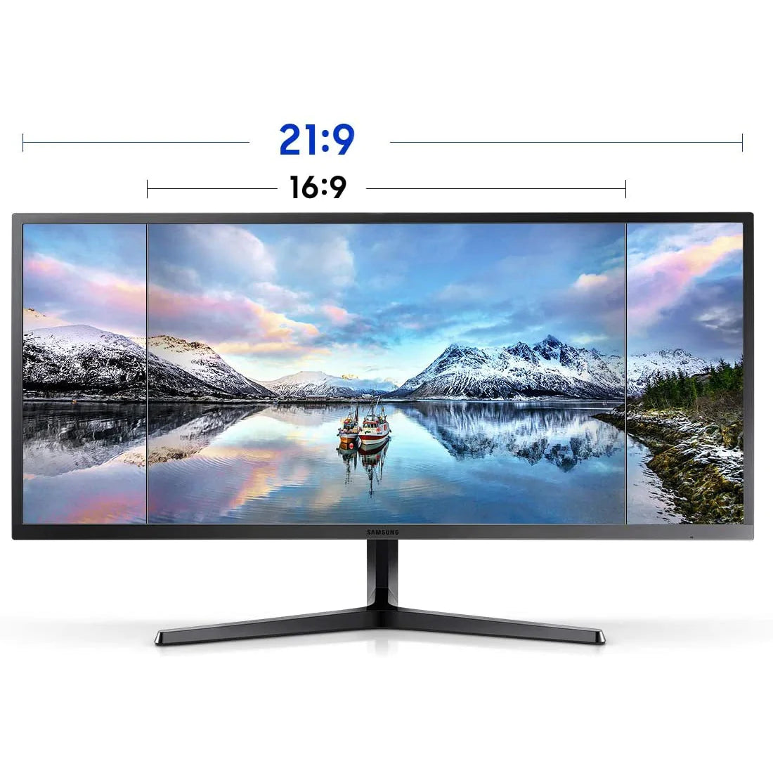 Samsung S34J550WQ 34" Ultra Wide LED Monitor - Refurbished Good