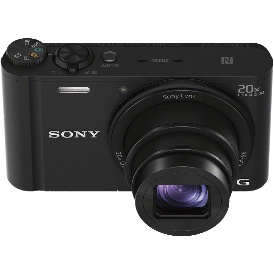 Sony Cyber-Shot DSC-WX350 Compact Camera - Black