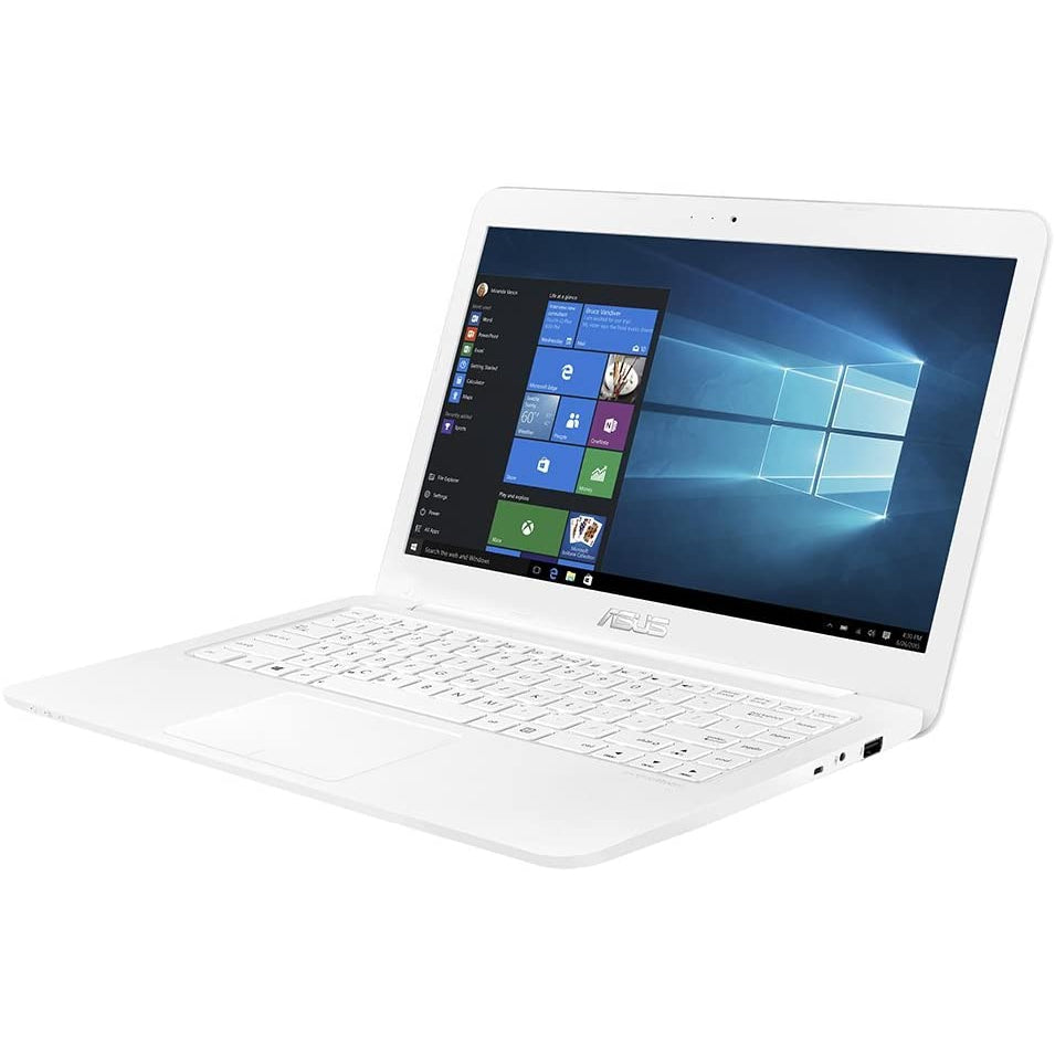 Asus VivoBook L402 14" Laptop, White, Intel Celeron, 4GB RAM, 32GB SSD, Windows 10