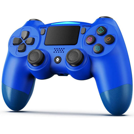 BestOff PS4 Controller, Pro Blue Wireless Controller