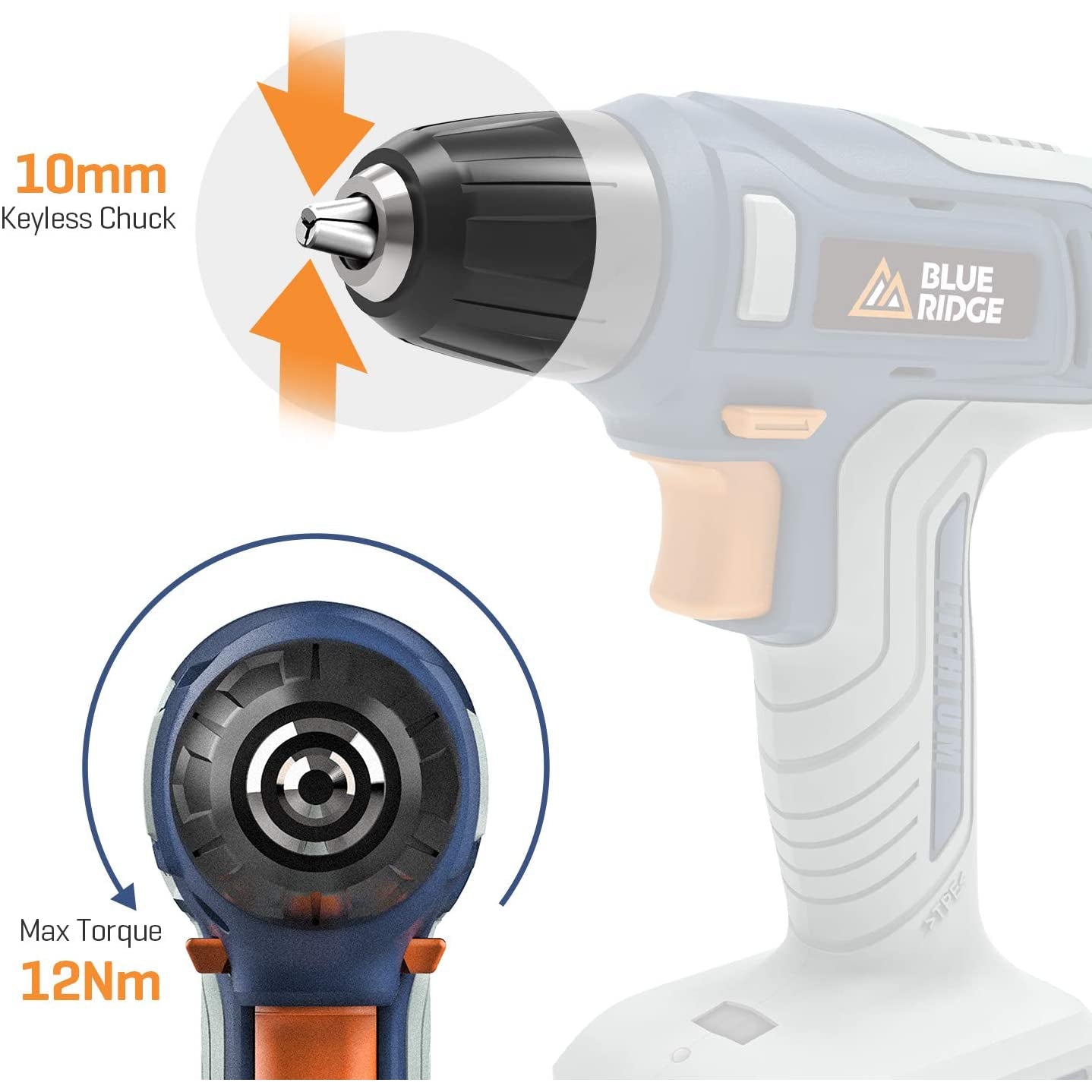 Blue ridge rechargeable discount drill