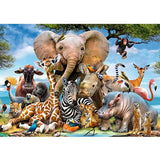 Xiong Xiong 1000 Pieces African Animals Jigsaw Puzzle for Adult And Children