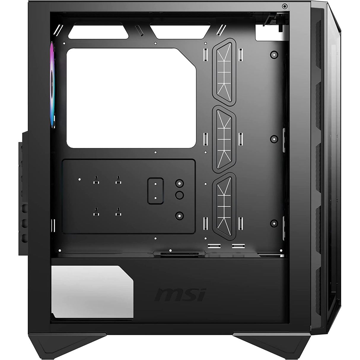 MSI MPG GUNGNIR 110R Mid-Tower PC Case with Tempered Glass, Black - Refurbished Pristine