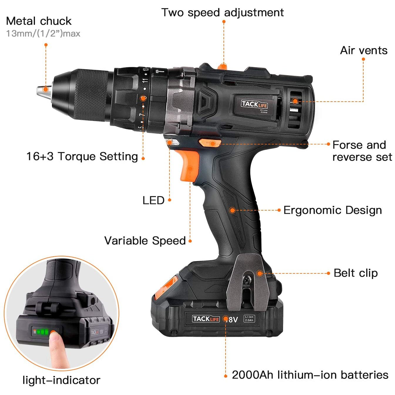 Tacklife discount impact driver