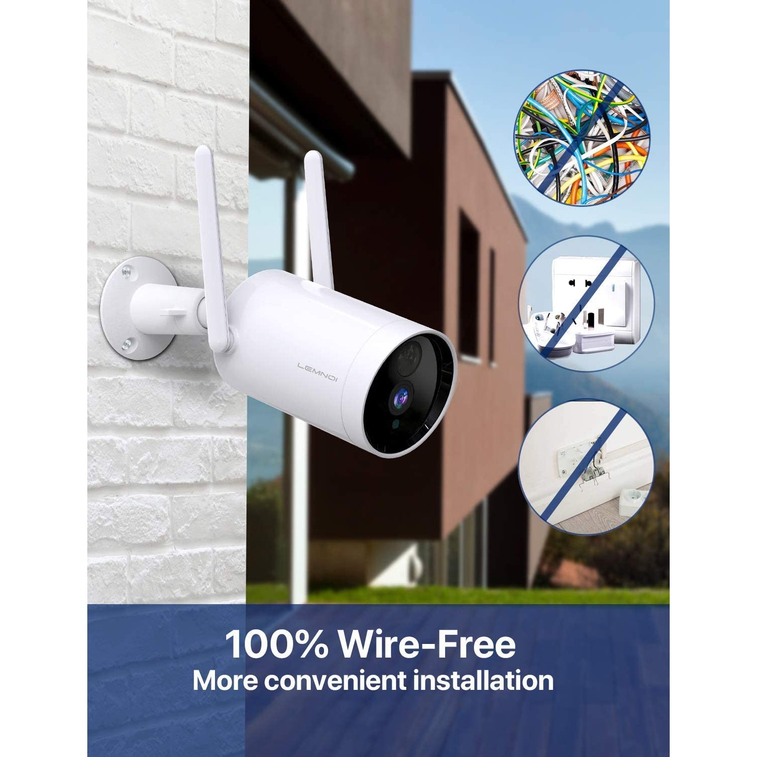 Lemnoi wireless best sale security camera